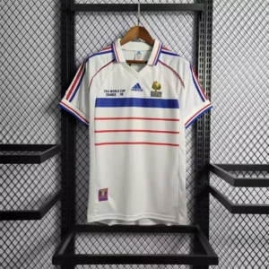 CAMISETA FRANCIA RETRO 98 BLANCA